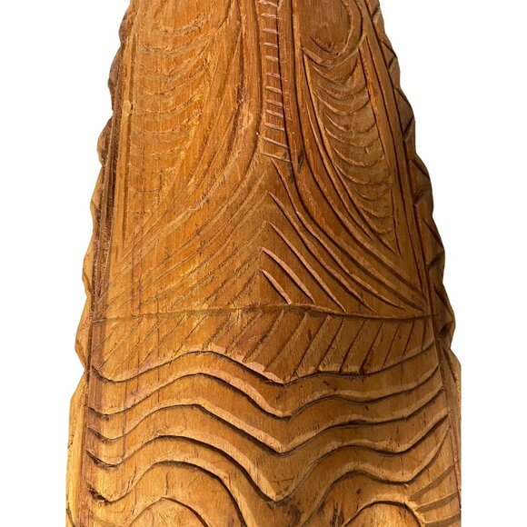 Vintage Large Hand Carved Tribal Mask – Papua New Guinea – 22" Wall Hanging – Sh - Picture 15 of 15